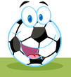 Soccer Ball Cartoon Character