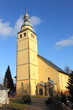 Old church in Polish city Kowary