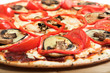 pizza with mushrooms