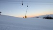 Video: Winter ski resort in France at sunrise Winter ski resort in France at sunrise