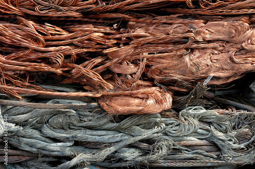 Photo: Recycling wire Recycling wire