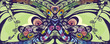 Peacock. Stylization and conventionality in the image of a bird