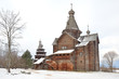 Wooden historic house in Veliky Novgorod, Russia