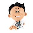 super doctor smiling