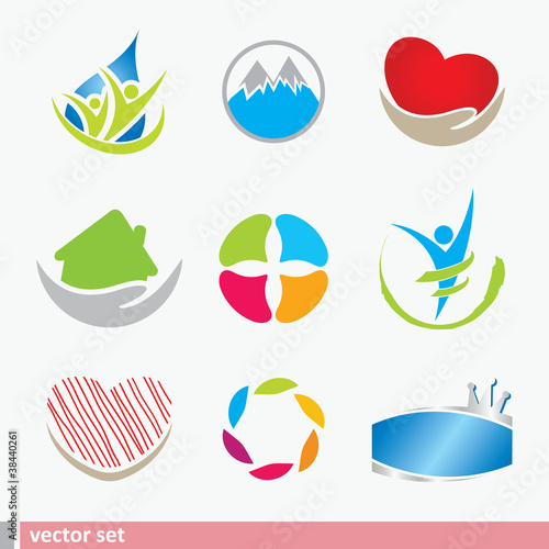 Vector: Icon design elements Icon design elements