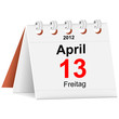 Kalender - 13.04.2012 - Freitag der 13.