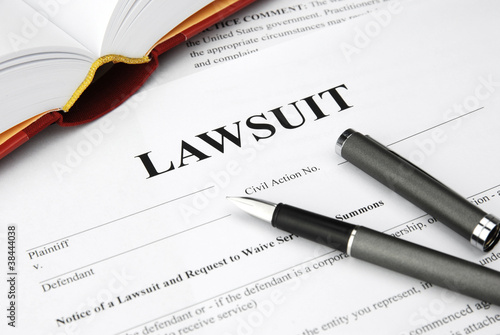 Photo: lawsuit document lawsuit document