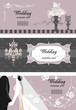 Wedding cards with space for text