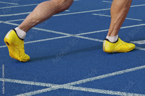 Photo: Sprinting start Sprinting start