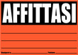 Cartello affittasi (vettoriale)
