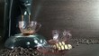 Preparation of fresh coffee in a coffee maker