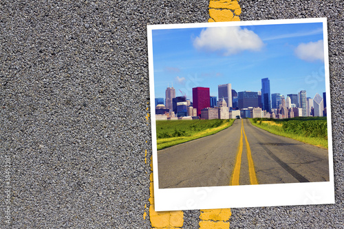 Photo: American Road Background American Road Background