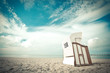 Strandkorb an der Ostsee