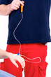 Arzt Infusion an Hand