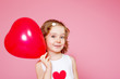 Girl with a red balloon
