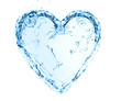 Heart made of water