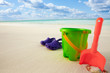 All the kids need on the beach
