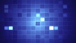 Mosaic particles in motion