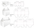 Die set cake box Die set cake box