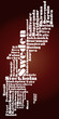 abstract map of Sweden