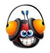 coccinella con cuffie 2