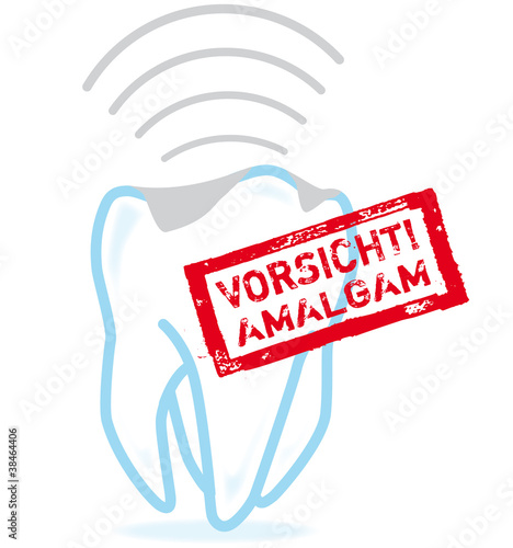 Vektor: Amalgam Zahn Amalgam Zahn