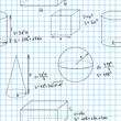 Vector: Maths seamless pattern Maths seamless pattern