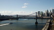 Manhattan and Brooklyn Bridges in New York City