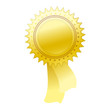 Gold seal - Illustration for your design.