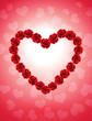 Red Roses-Heartshape Frame Red Roses-Heartshape Frame
