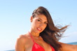ragazza sexy in spiaggia  a santo domingo