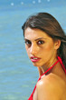 ragazza sexy in spiaggia  a santo domingo