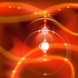 abstrakter hintergrund - rote energie