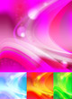 leuchtende hintergründe - set