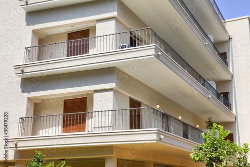Photo: Building in Tel Aviv, window and balcony Building in Tel Aviv, window and balcony