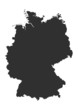 Vektor: Detaillierte Deutschlandkarte Detaillierte Deutschlandkarte