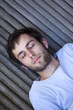 Homme, sommeil, jeune, rêve, dormir, détente, bonheur