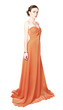 Beautiful woman wearing gown