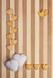 Valentine background with cookies