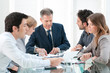 Business people work in group
