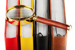 Foto: Magnifier and book Magnifier and book