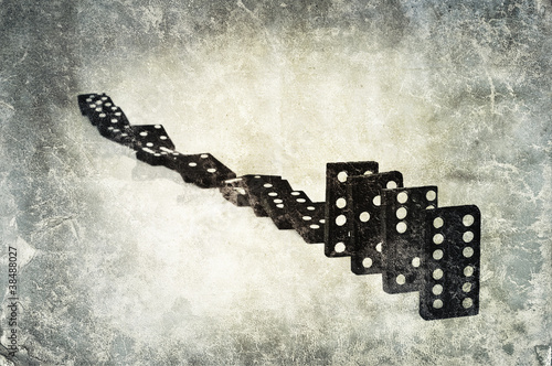 Photo: grunge dominos grunge dominos