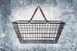 grunge shopping basket