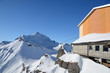 Cable car road to peak Gloria, Schilthorn, Switzerland