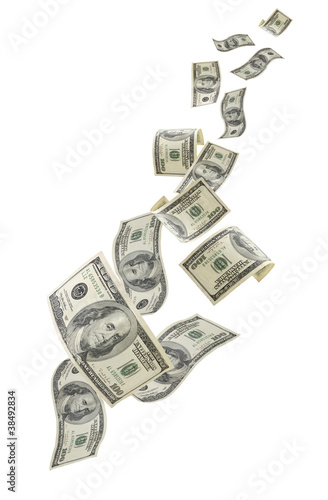 Foto: Falling US Money Falling US Money