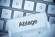 Hängeregister Ablage