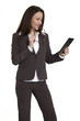 Businesswoman Holding Tablet Device
