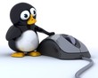 Glossy Penguin Character