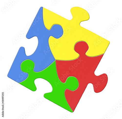 Illustration: Multicolored Puzzle Piece Symbolizing Autism Awareness Multicolored Puzzle Piece Symbolizing Autism Awareness