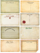 Old postcards set